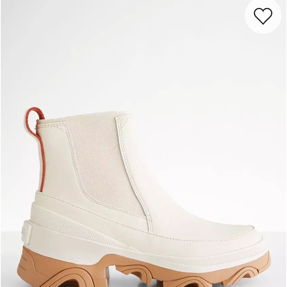 Sorel Brex Chelsea Cream Leather Winter Boots